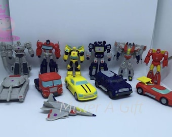 Mister A Gift TRANSFORMERS set of 12 plastic Cake Toppers