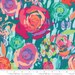 Painted Garden - Painted Garden in Turquoise by Crystal Manning for Moda Fabrics