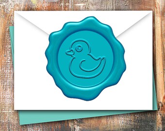 CUTE DUCK Wax Seal Stamp or Wax Stick Box Set