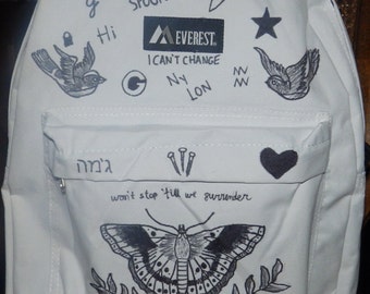 Harry Styles Tattoo Backpack