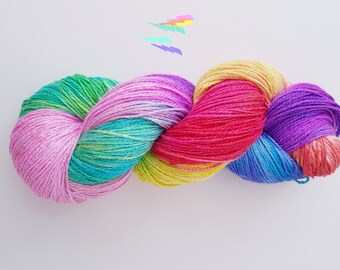 NEW 18 ZIPPER silk dyed with a brush.