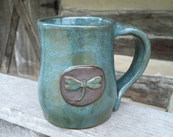 Dragonfly Pottery Handcrafted Mug
