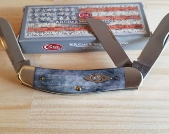 2015 Case XX Model TB6339 Gray Bone Sowbelly Pocket Knife