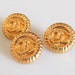 Chanel Gold CC Button / Stamped 14mm