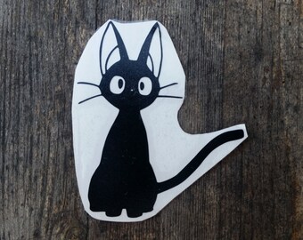 Jiji Vinyl Decal, Kiki's Delivery Service, Decal, Studio Ghibli