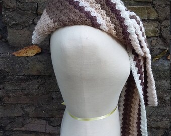 Hooded Scarf - scoodie - hot chocolate - adult - teen - hood - scarf