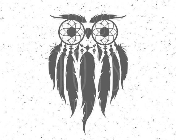 DREAM CATCHER owl svg Dreamcatcher svg Owl svg Dreamcatcher