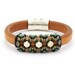 Bracelet Kit Blue Nile Honeycomb with Swarovski® Crystals – Cream/Green