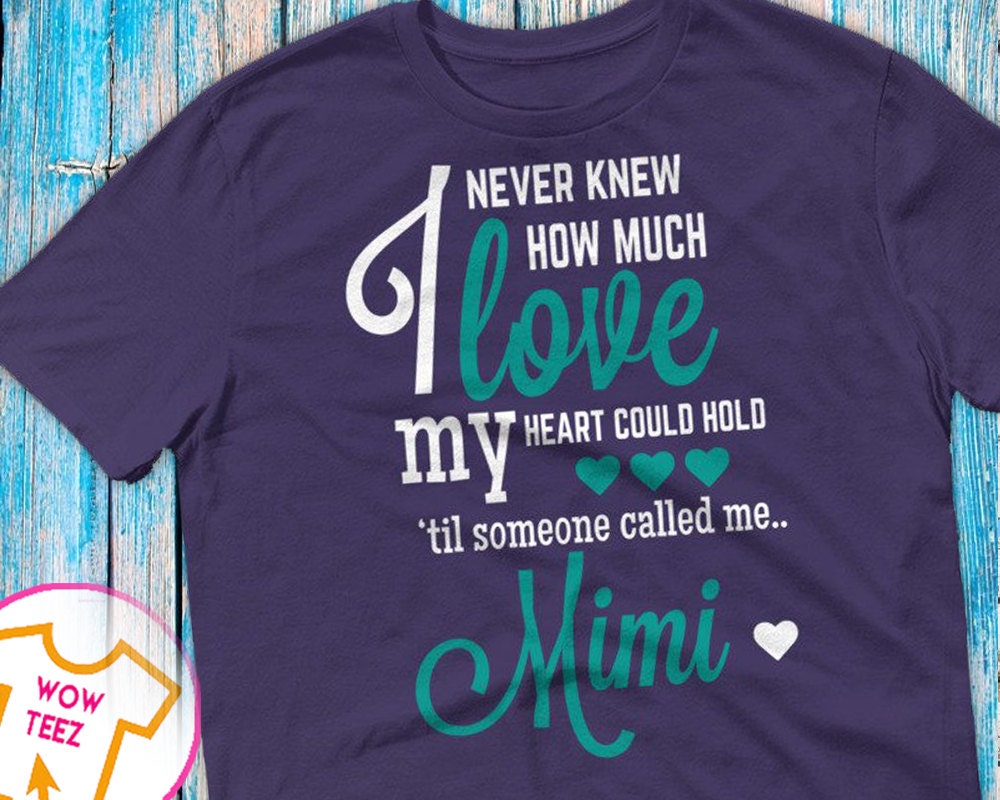 Mimi Shirt I Love Mimi Shirt Gift for Mimi Mothers Day Shirt