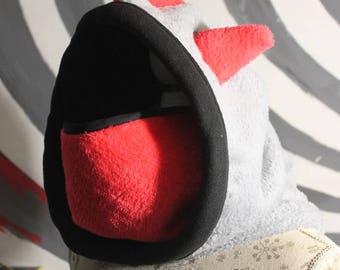 Monster hood, fleece lined