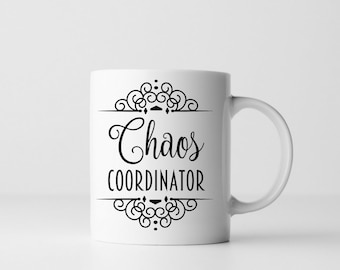 Chaos Coordinator svg cut file for cricut or silhouette comes with jpg png and svg