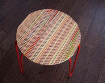 Recycled Skateboard Side Table