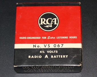 Vintage RCA Radio A Battery No. VS 067
