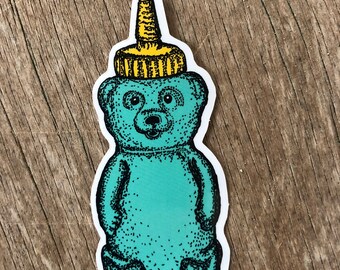blue honey bear