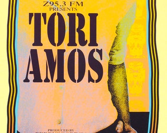 HANDBILL Tori Amos Art by Mark Arminski 4.25" X 8.75" Inches