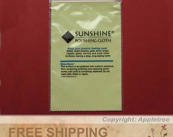 10 Bags Sunshine Polishing Cloths for Sterling Silver, Gold, Brass and Copper Jewelry
