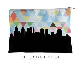 Philadelphia | Philadelphia Geometric Skyline | Philadelphia Purse | Philadelphia Skyline | Philadelphia Pouch | Philadelphia Pouch