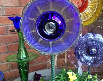 Sale!!! Disco Ball Glass Flower Art