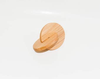 United wood discs toy, Double wooden disks, Educational toy, Montessori toys, Organic toy, Toddler activity, Natural eco friendly, Waldorf
