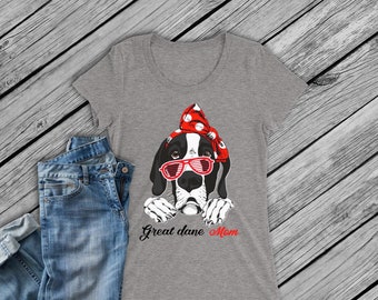 Digital file -SVG and DXF Great Dane with Headband -Great Dane with a Cap and Plain