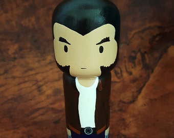 Kokeshi Peg Doll Logan Xmen