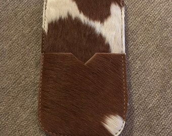 iPhone 7Plus or 8Plus Genuine Cow Hide Sleeve