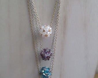 Swarovski Crystal Ball Necklace