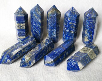 Extra Large Best Lapis Lazuli Tower/Lapis Lazuli Crystal Point/(Size:30mm,40mm,50mm,60mm,70mm,80mm,90mm,100mm,150mm,200mm,300mm,Custom Size)