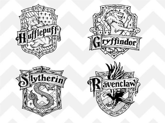 Harry Potter SVG Harry Potter Houses Harry Potter Crest