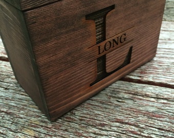 Recipe Box, Recipe Holder, Kitchen Organizer, Wedding Gift, Housewarming Gift, Christmas Gift