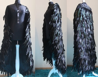 READ item DESCRIPTION !! Made to order. Feather cloak