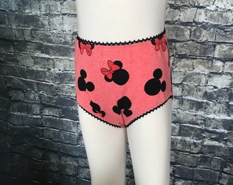 Gaff Panty For Crossdressing Men. Red Raspberry Thong Back.