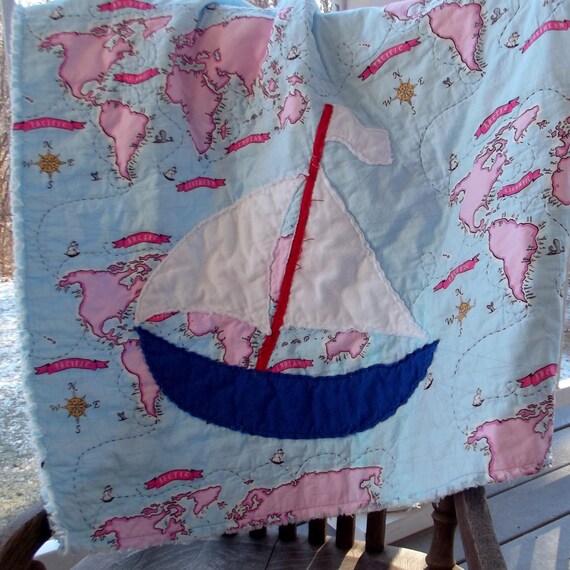 Sailboat Baby Quilt Pattern