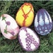 Tatting Pattern For Tatted Easter Eggs - PDF Pattern Instruction Download - Directions for Tatting Over Satin Easter Eggs