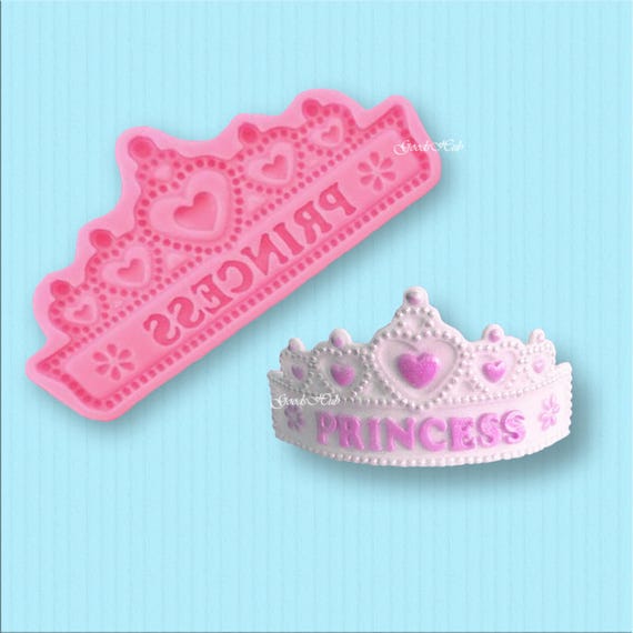 Princess Crown Mold Tiara Silicone Mold Fondant Crown Mold