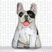 white french bulldog stuffed animal