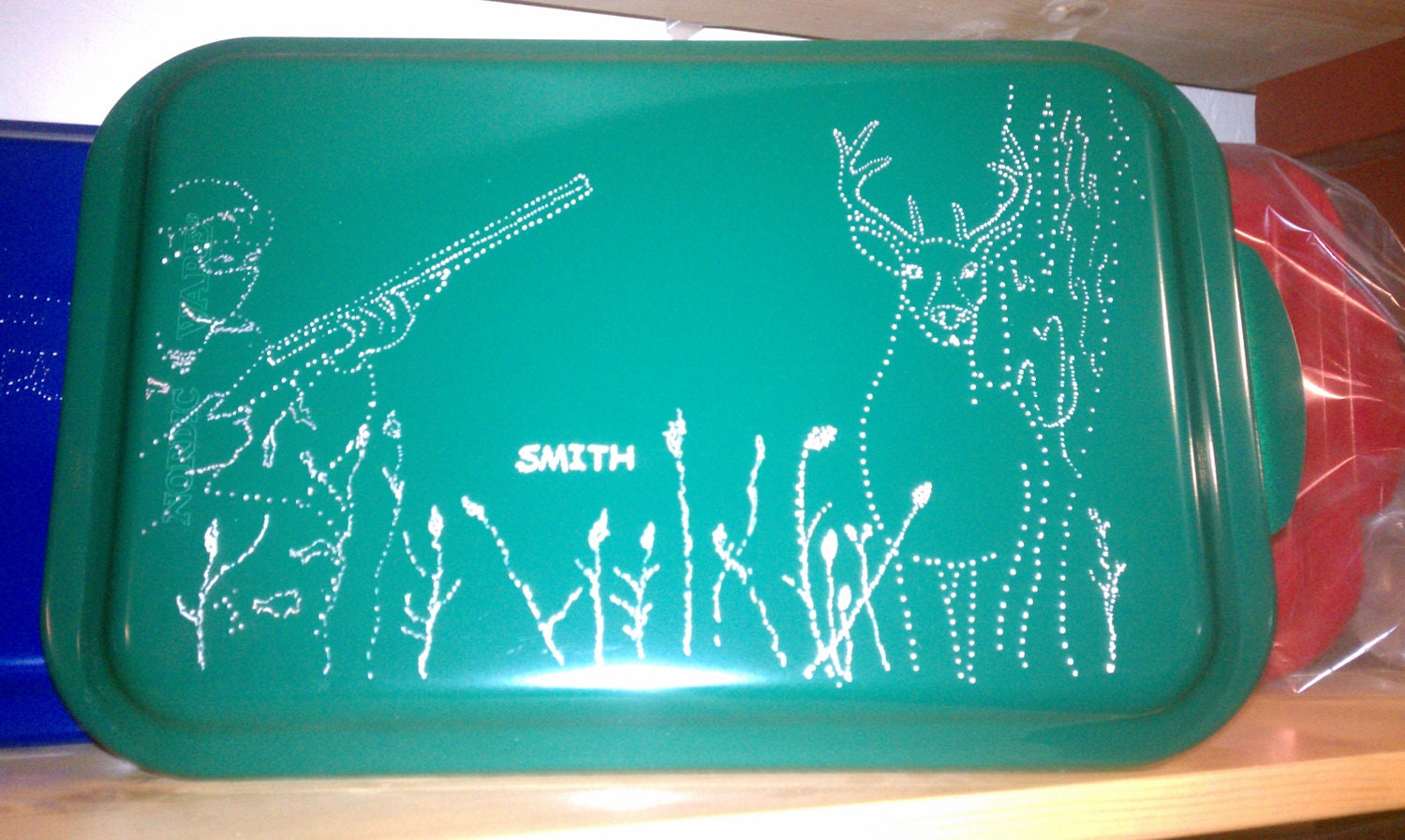 Deer Cake Pan Engraved Cake Pan Personalized Cake Pan