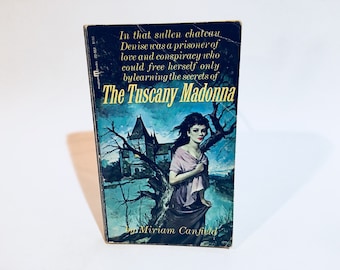 Vintage Gothic Romance Book The Tuscany Madonna by Miriam Canfield 1965 Paperback