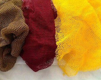 African Exfoliating Body Net, African Sponge, Eponge Fillet, Dead Skin Remover, Bathing Sponge