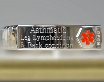 Medical ID Bracelet - Stretch Medical ID Bracelet