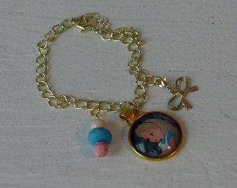 Alice in Wonderland Charm Bracelet