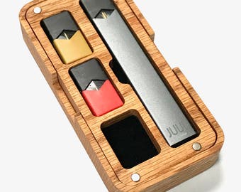 JUUL Vape Wood / HD plastic Travel case