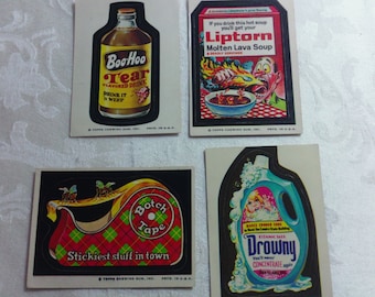Vintage Wacky Pack Cards from the 1970's - set #9