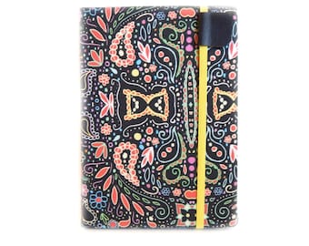 cute Kindle Paperwhite Cover - Chalkboard Swirl - paisley print eReader case for Kindle Touch - gadget tech accessory gift