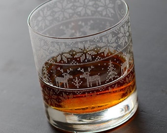 Sweater Rocks Glass - Reindeer