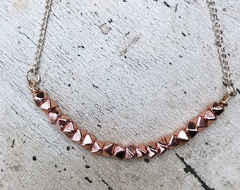 Rose Gold Simple Statement