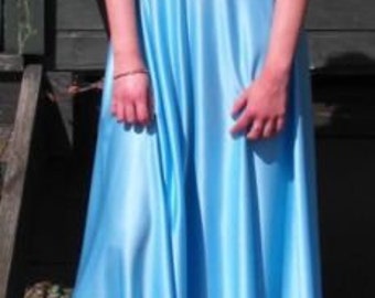 Vintage Blue Maxi Dress