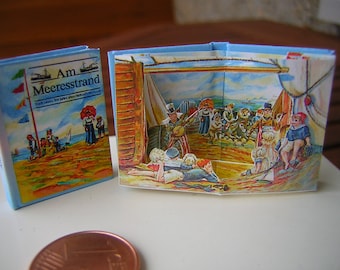 Am Meeresstrand 1to12 Miniature pop-up book