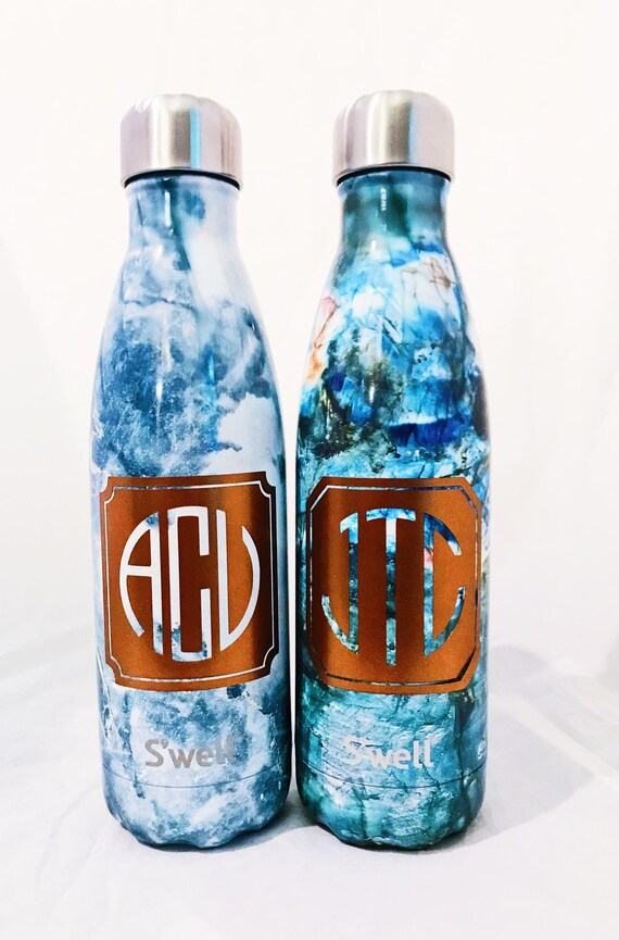 NEW Blue Granite Swell bottle - Father's Day Swell, Christmas Swell,Personalized Swell, Custom Swell, Swell Bottle