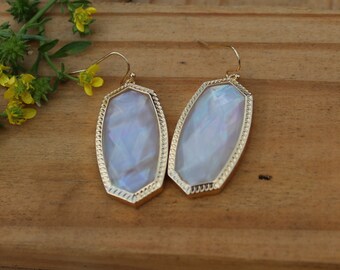 Designer Inspired, Drop Earrings, Druzy Earrings, inspired, druzy, LARGE, inspired, Stone Earrings, Earrings, drusy, druzy